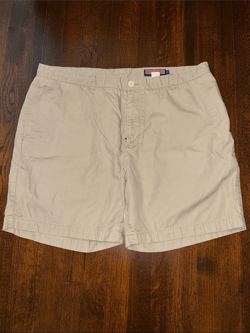 Vineyard Vines Light Beige Flat-Front Men's Shorts